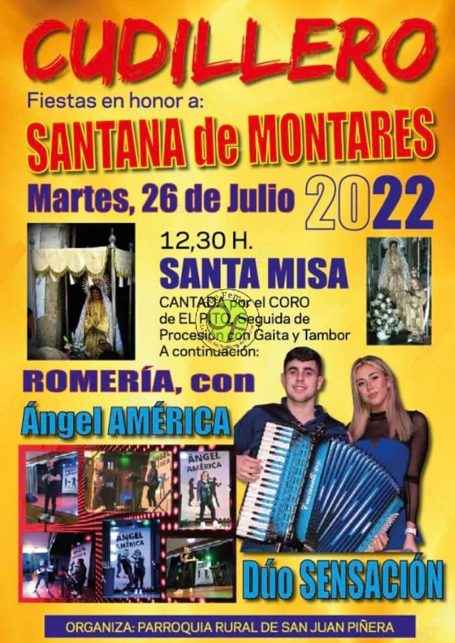 Fiestas de Santana de Montares 2022 en el concejo de Cudillero