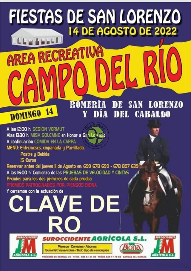 Fiestas de San Lorenzo 2022 en Campo del Río