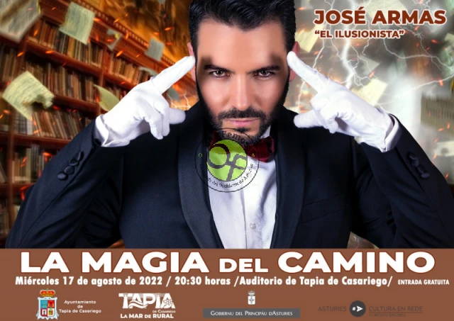 Espectáculo de magia con José Armas en Tapia de Casariego