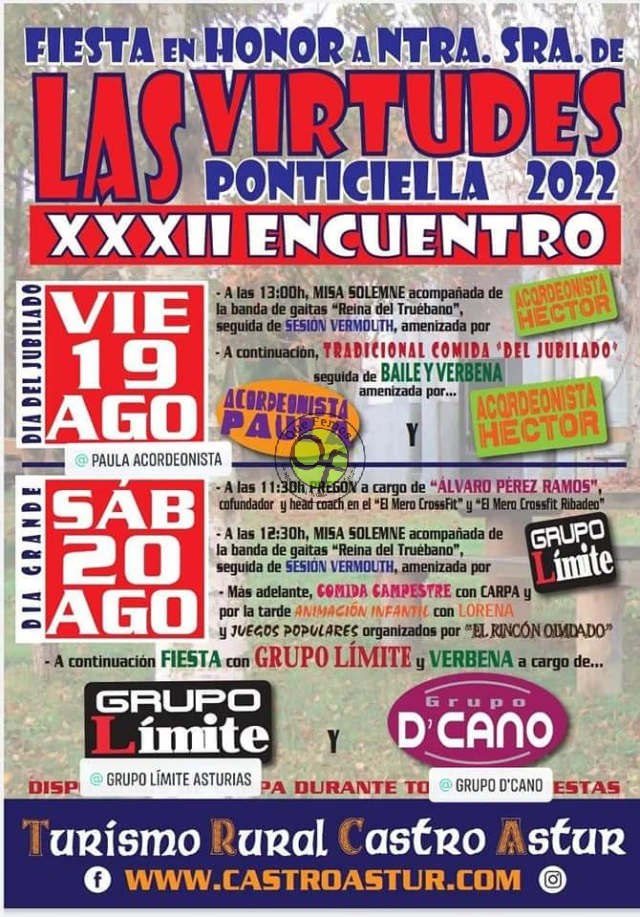 Fiesta de las Virtudes 2022 en Ponticella