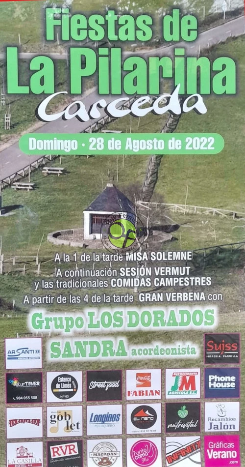 Fiestas de La Pilarina 2022 en Carceda