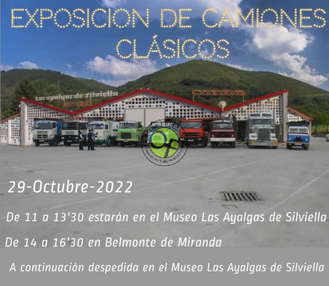 Exposición de Camiones Clásicos en Silviella y Belmonte de Miranda