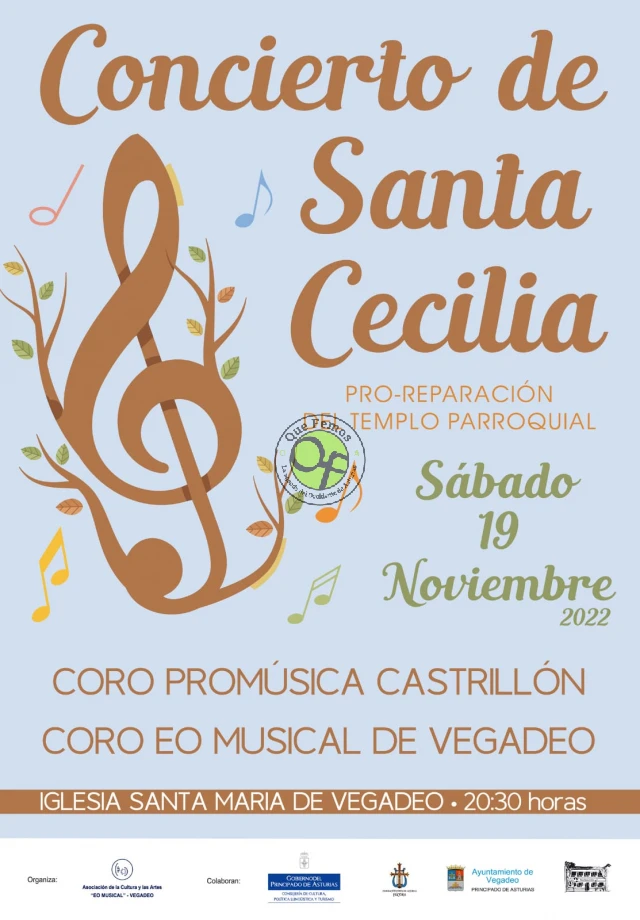Concierto de Santa Cecilia 2022 en Vegadeo