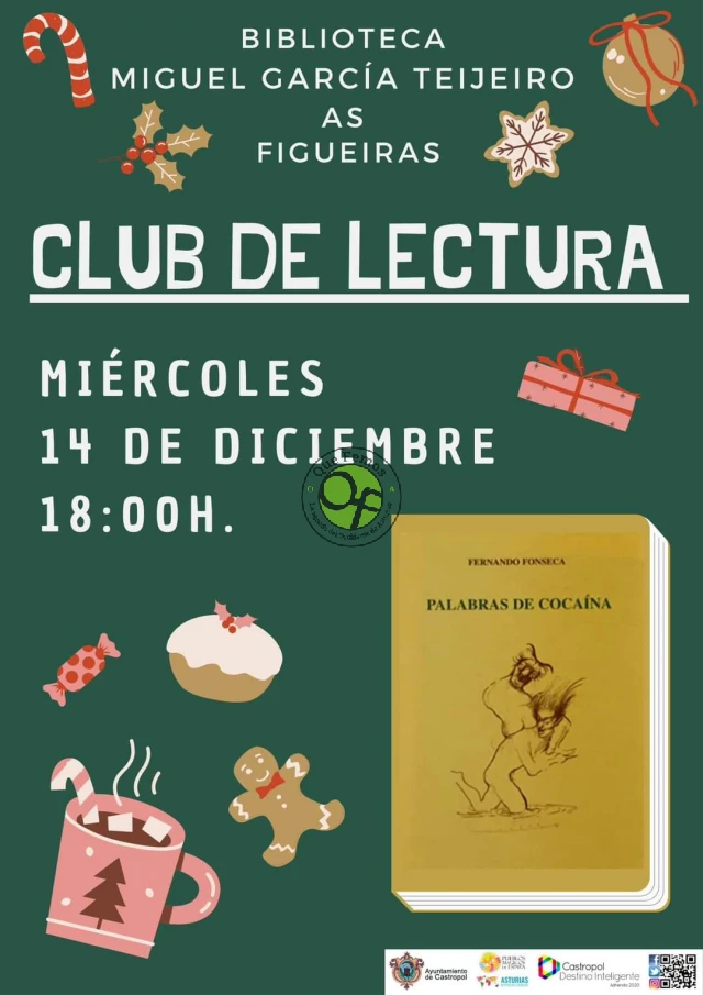 Reunión del Club de Lectura de la Biblioteca Miguel G. Teijeiro de As Figueiras: 