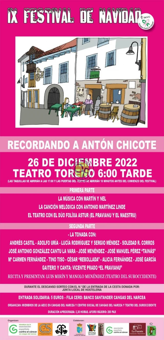 IX Festival de Navidad recordando a Antón Chicote 2022 en Cangas del Narcea
