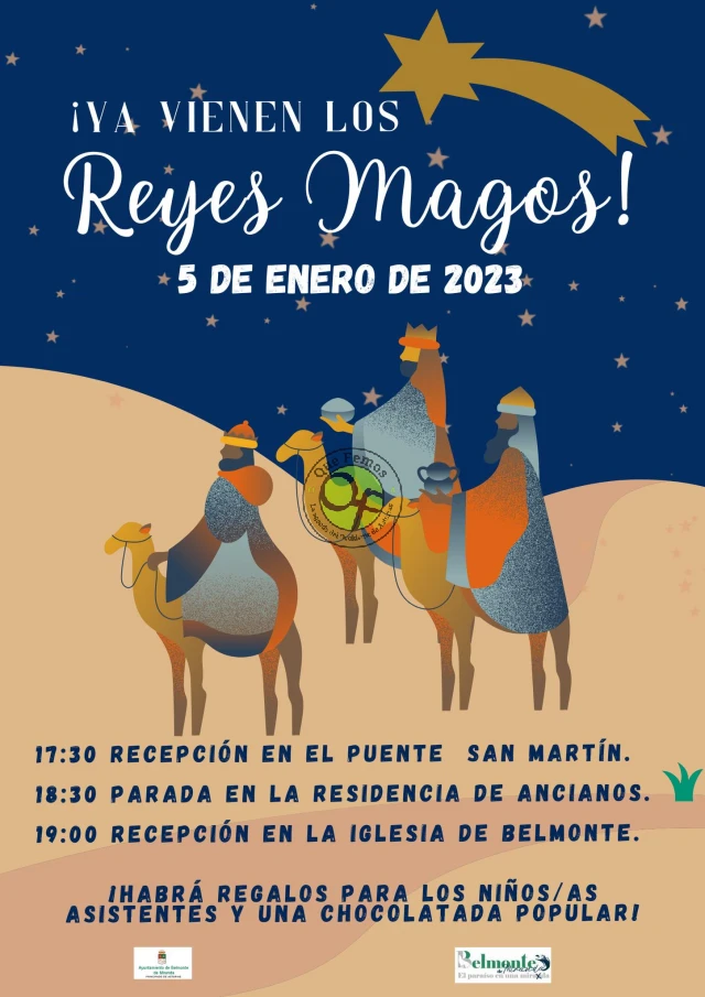 Cabalgata de los Reyes Magos 2023 en Belmonte de Miranda