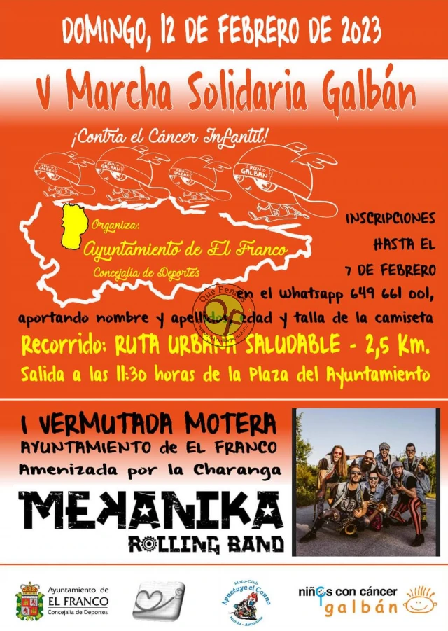 V Marcha Solidaria Galbán 2023 en El Franco