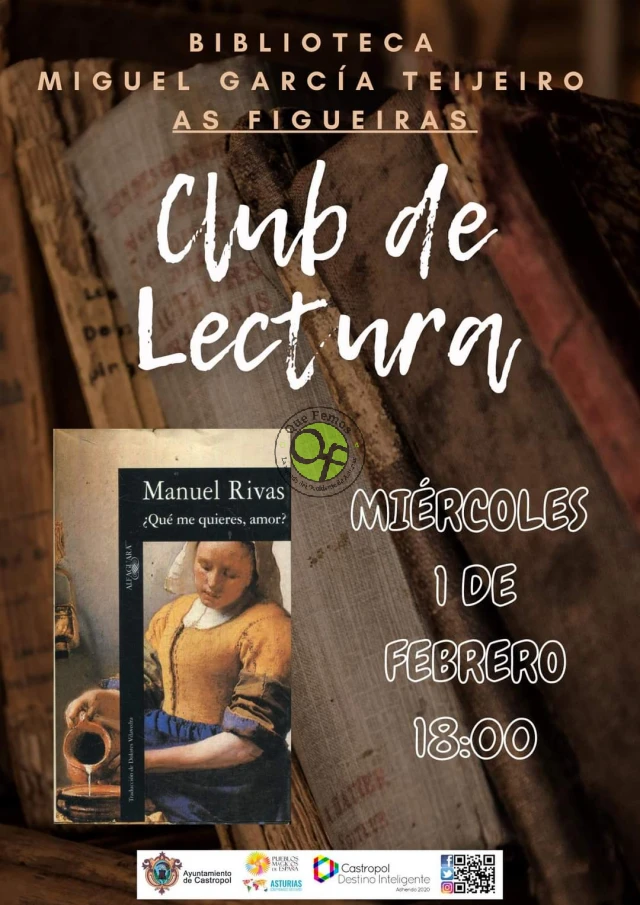 Reunión del Club de Lectura de la Biblioteca Miguel García Teijeiro de As Figueiras