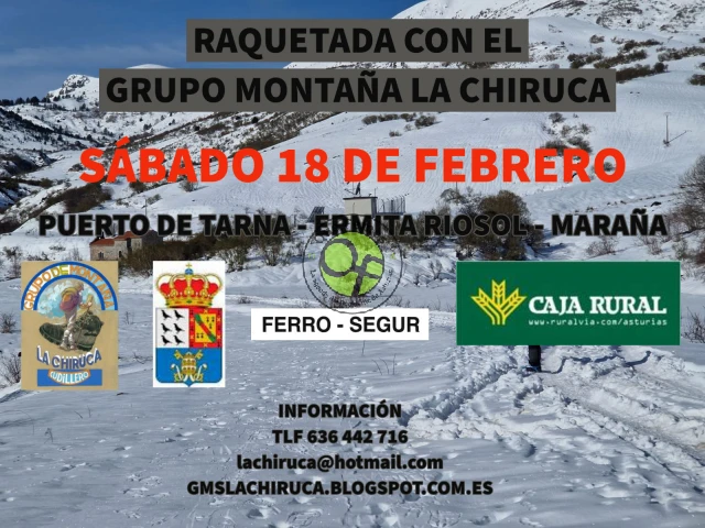 Grupo de Montaña La Chiruca: raquetada por Tarna