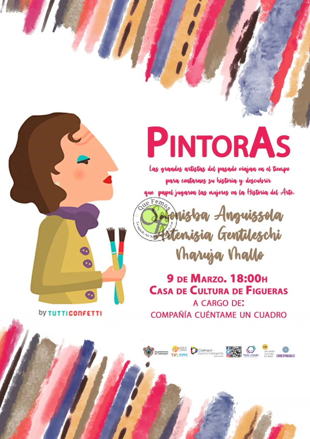 PintorAs, con Cuéntame un Cuadro, en As Figueiras