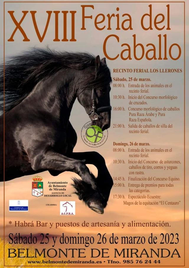 XVIII Feria del Caballo 2023 en Belmonte de Miranda