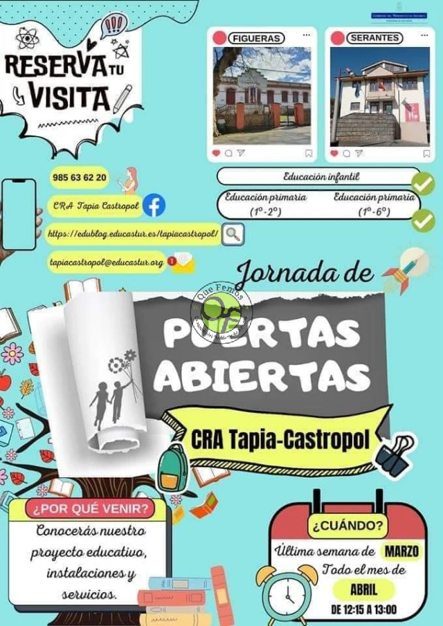 Jornadas de Puertas Abiertas en el CRA Tapia-Castropol