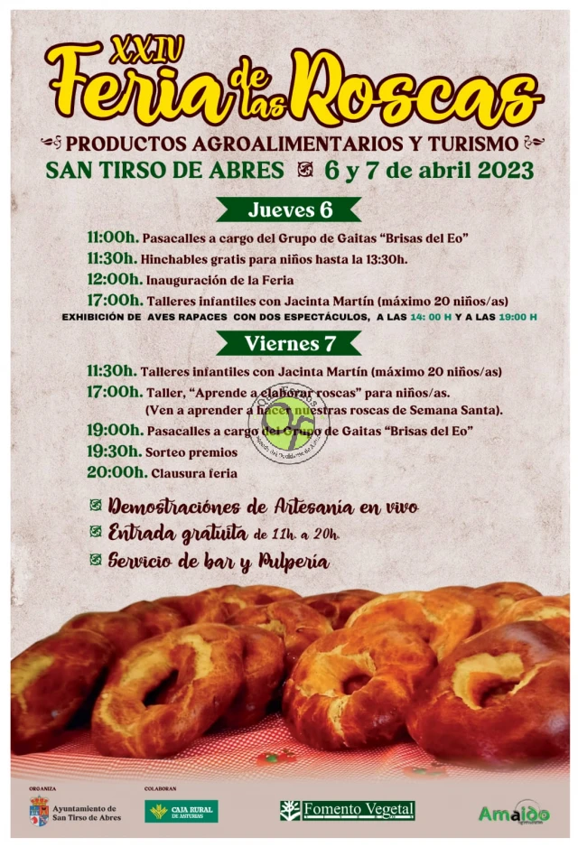 XXIV Feria de las Roscas 2023 en San Tirso de Abres