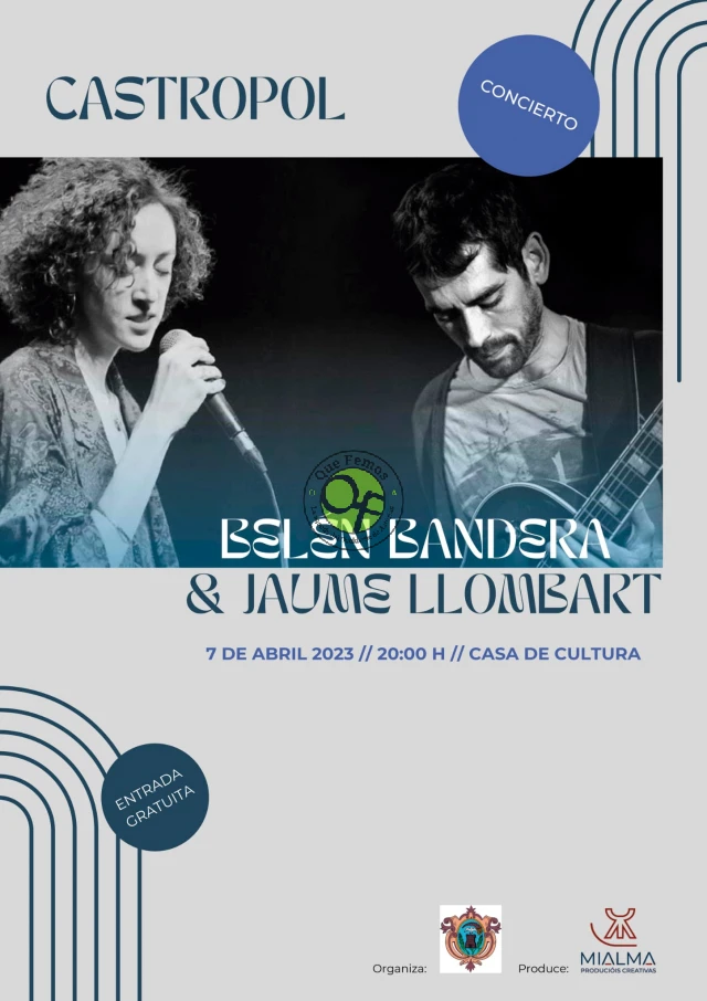 Belén Bandera&Jaume Llombart en concierto, en Castropol