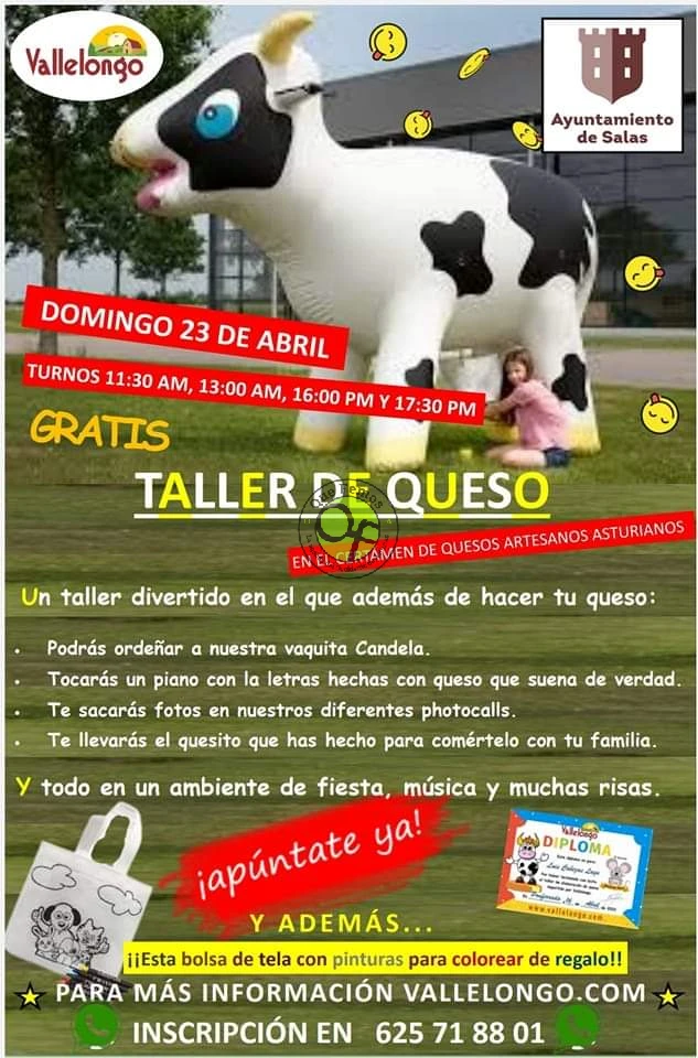 Taller de queso en Salas