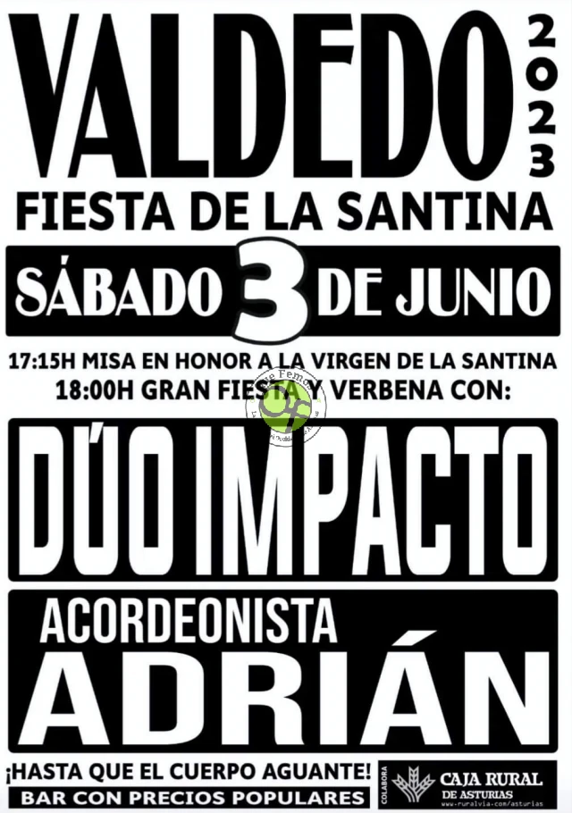 Fiesta de La Santina 2023 en Valdedo
