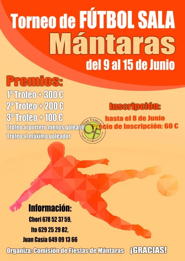 Torneo de Fútbol Sala en Mántaras