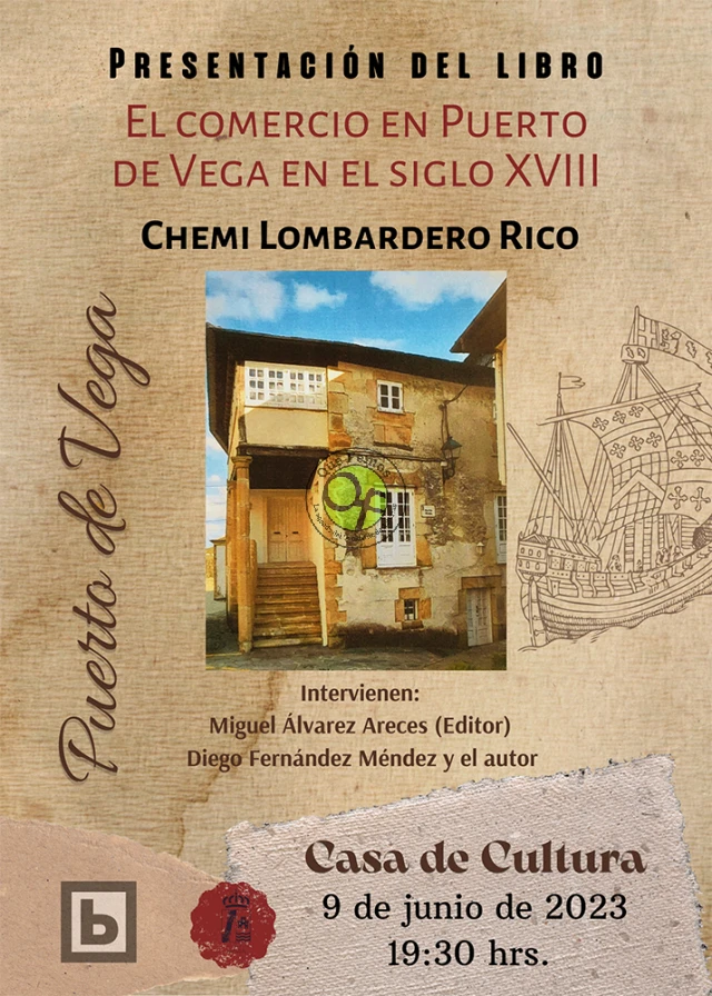 Puerto de Vega acoge la presentación del libro sobre su comercio en el XVIII