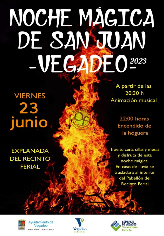 Noche mágica de San Juan 2023 en Vegadeo