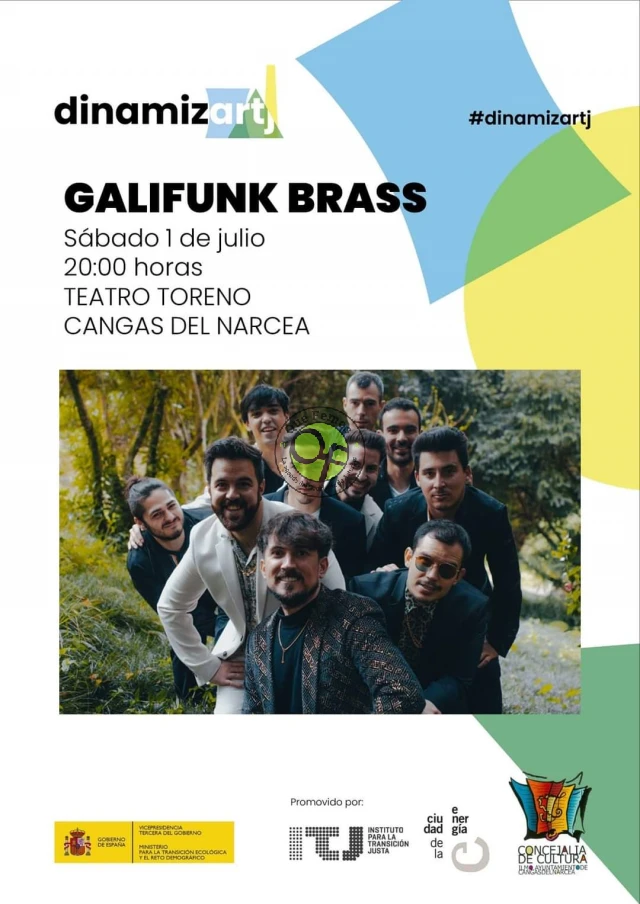 Concierto de Galifunk Brass en Cangas del Narcea