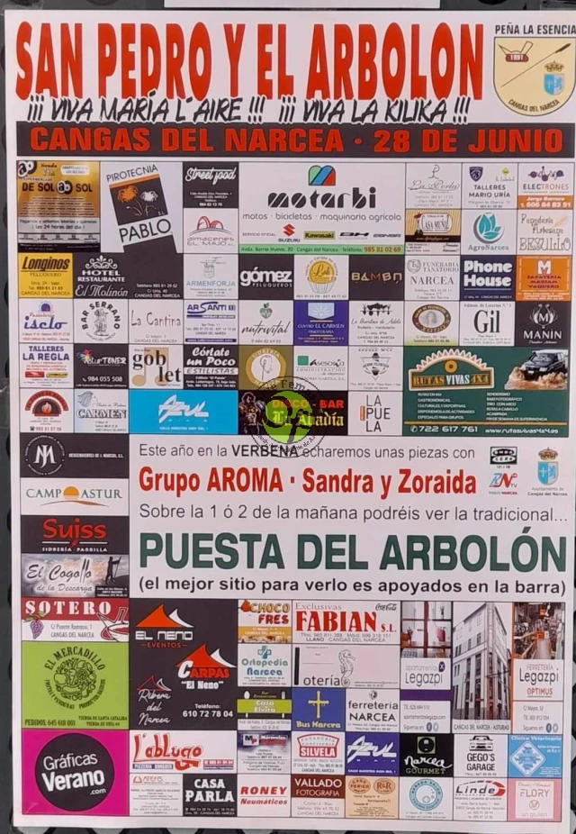 Fiesta de San Pedro y el Arbolón 2023 en Cangas del Narcea