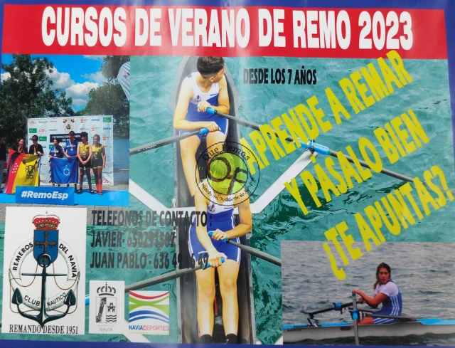 Curso de Verano de Remo 2023 en Navia