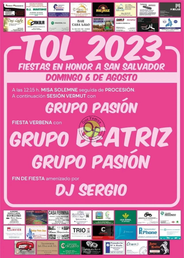 Fiestas de San Salvador 2023 en Tol