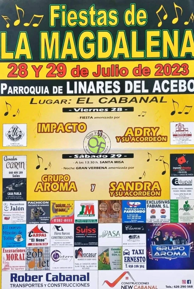 Fiestas de La Magdalena 2023 en Linares del Acebo