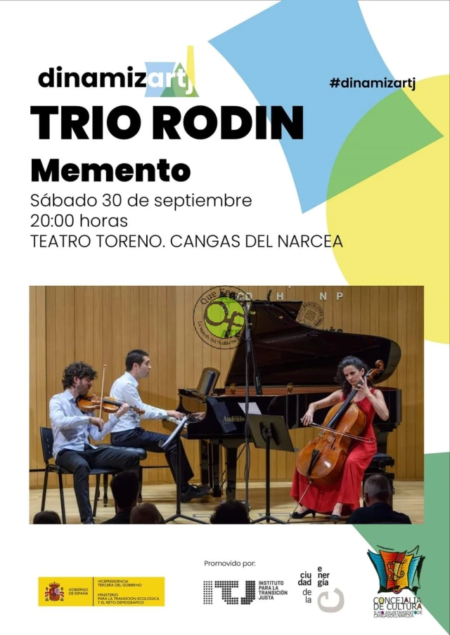 Trío Rodin protagoniza un concierto en Cangas del Narcea