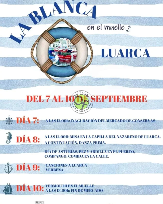Fiestas de La Blanca 2023 en Luarca