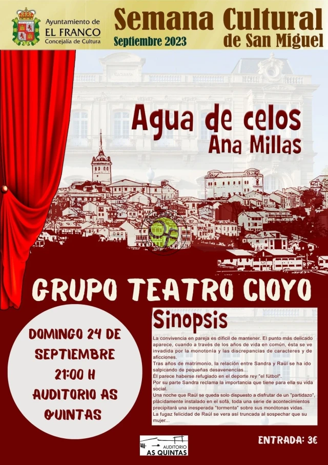El Grupo de Teatro Cioyo visita el Auditorio de As Quintas