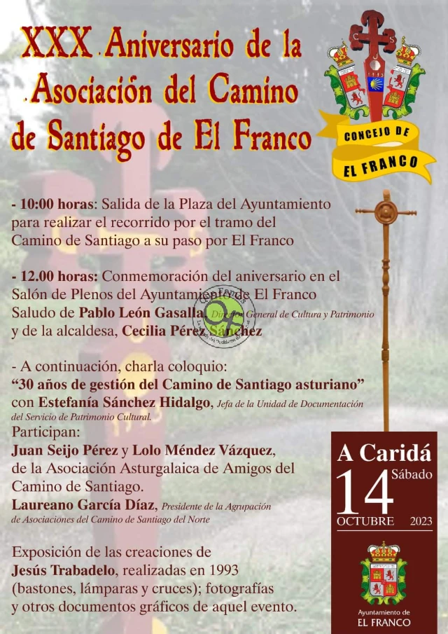 XXX Aniversario de la Asociación del Camino de Santiago de El Franco