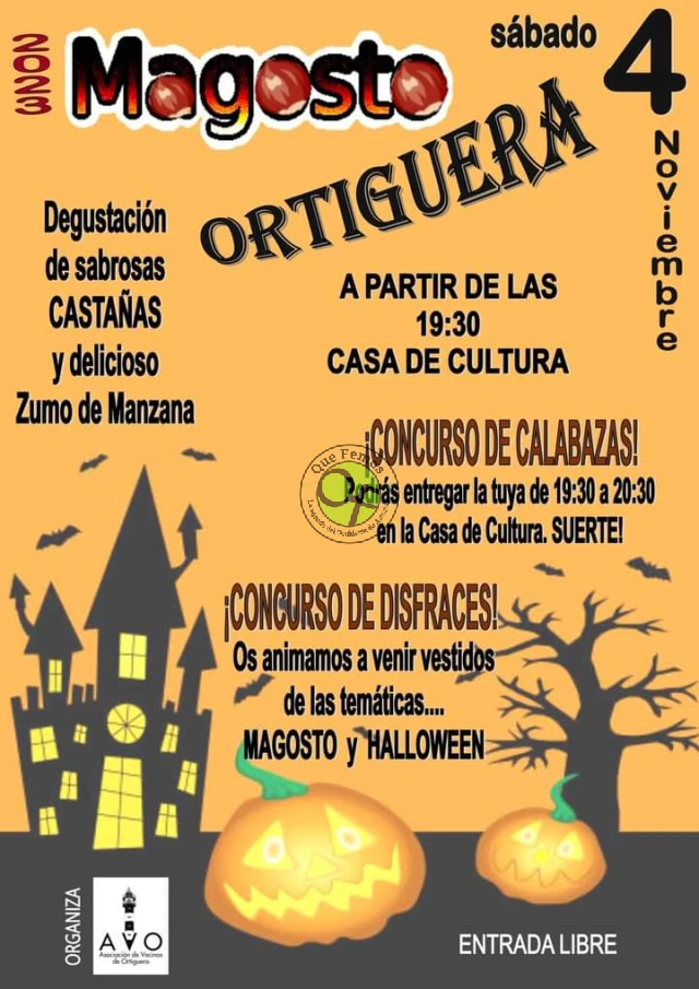 Magosto y Halloween 2023 en Ortiguera