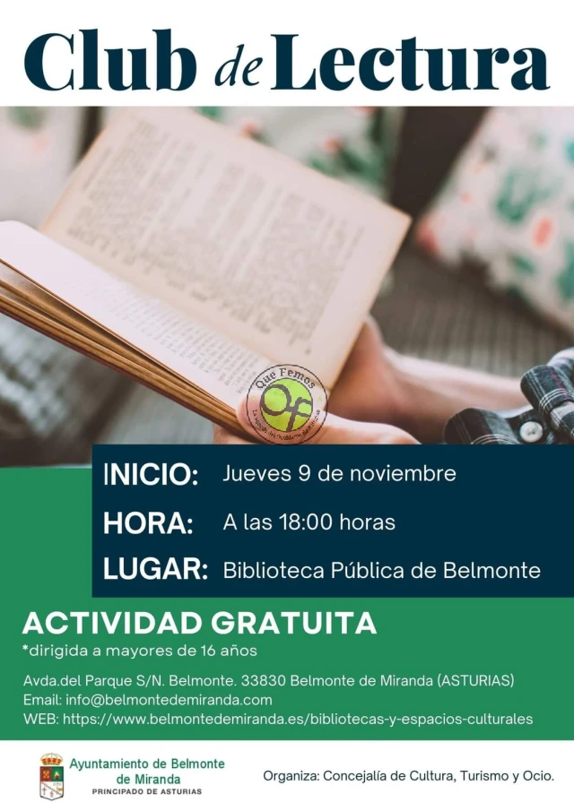Club de Lectura en la Biblioteca Municipal de Belmonte 