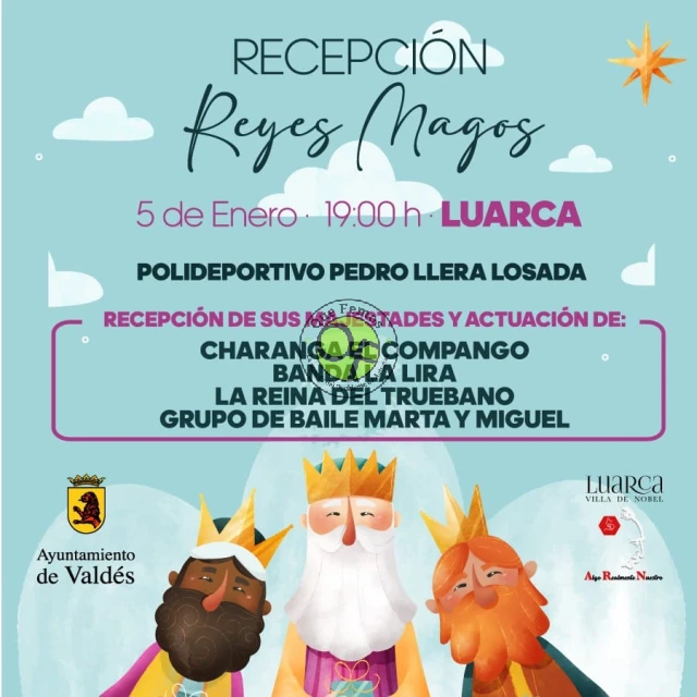Cabalgata de los Reyes Magos 2024 en Luarca