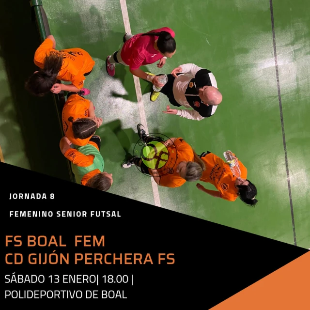 El F.S.Boal Fem se mide en casa con el C.D. Gijón Perchera F.S.