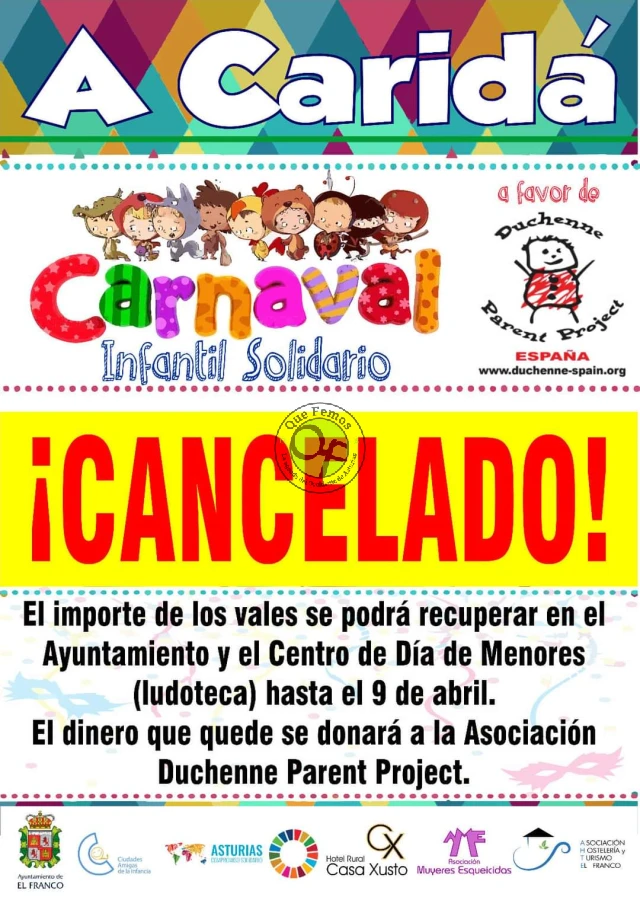 Carnaval Infantil Solidario 2024 en A Caridá (CANCELADO)