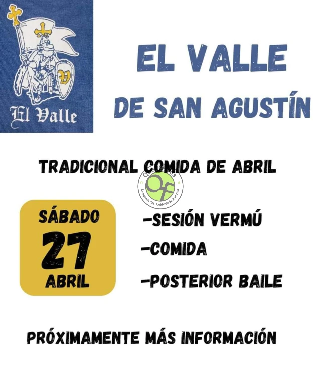 El Valle de San Agustín celebra su tradicional Comida de Abril