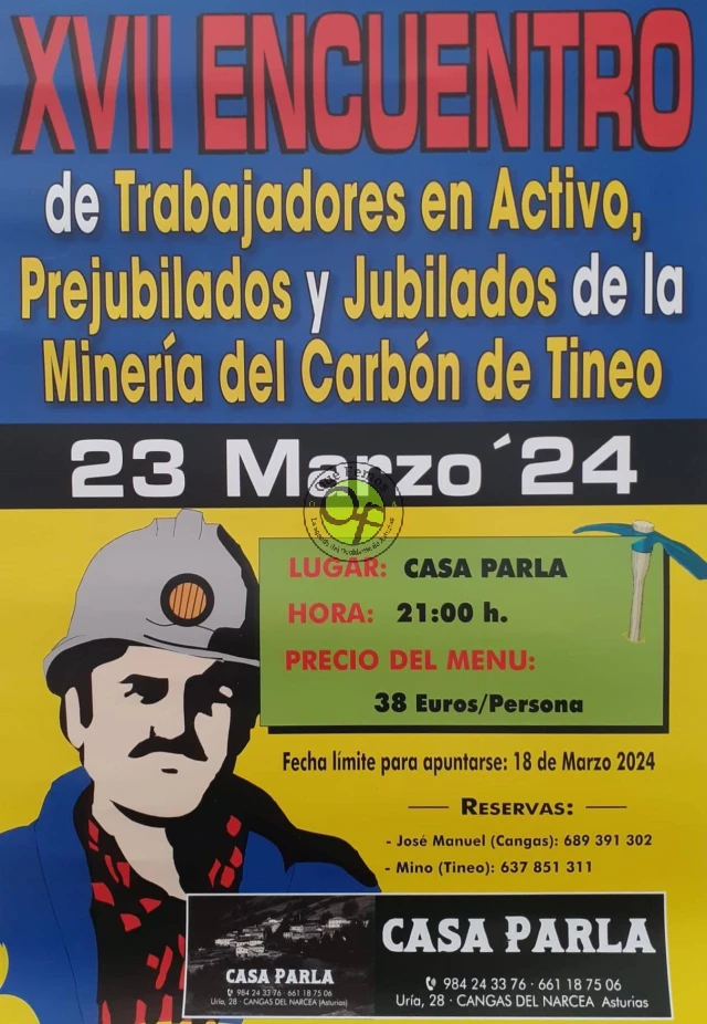 XVII Encuentro de Trabajadores de la Minería de Carbón de Tineo 2024