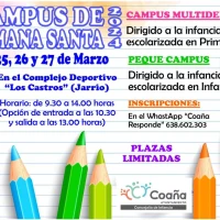 Coaña celebra el III Campus Deportivo de Semana Santa
