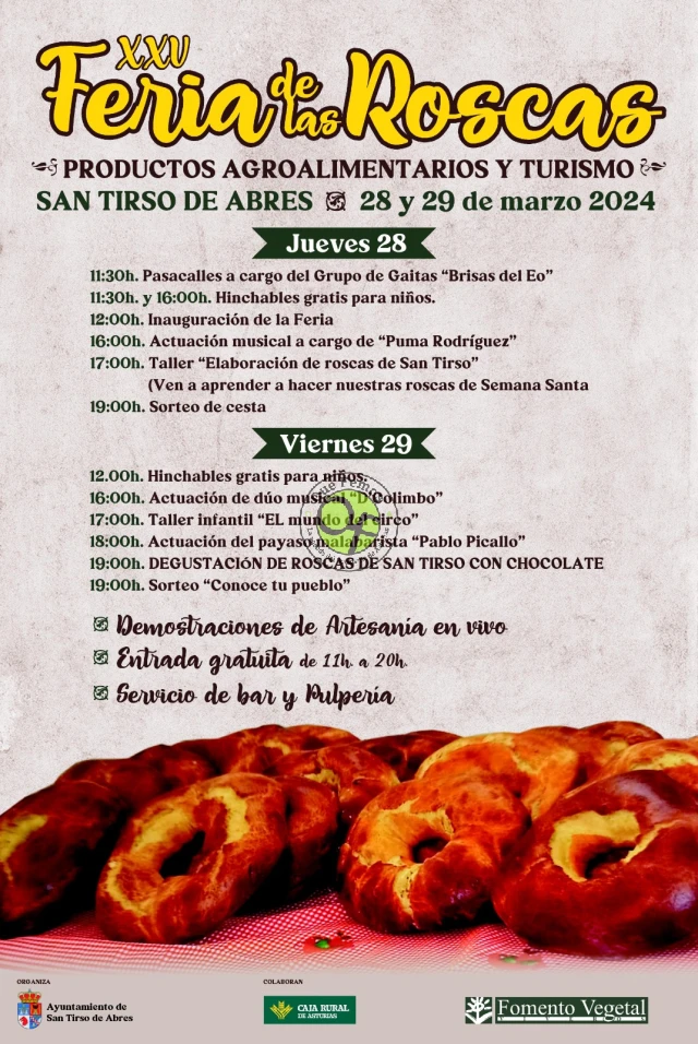 Feria de las Roscas en San Tirso de Abres 2024