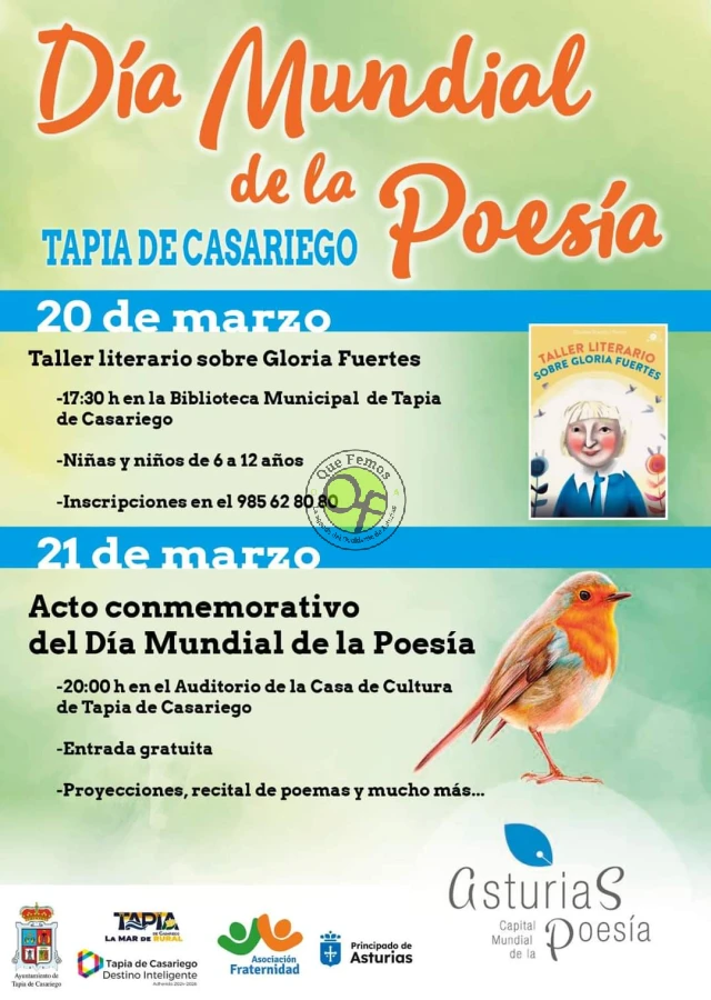 El Día Mundial de la Poesía 2024 también se celebra en Tapia