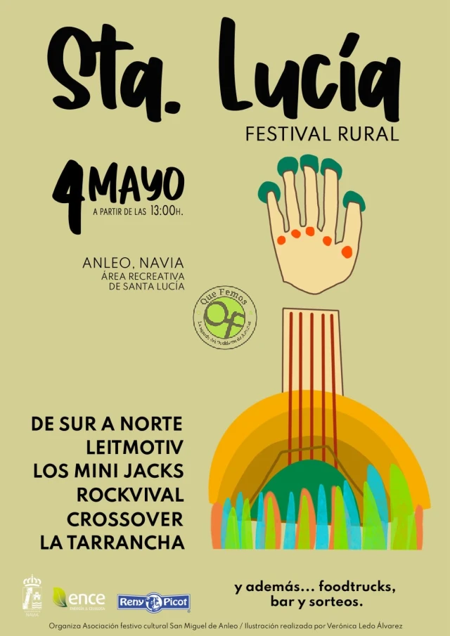 Festival Rural Santa Lucía 2024 en Anleo