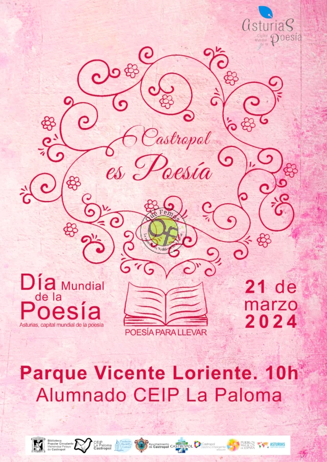 El Día Mundial de la Poesía, se celebra también en Castropol