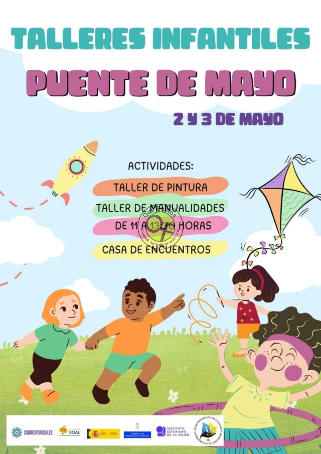 Boal celebra talleres infantiles durante el Puente de Mayo