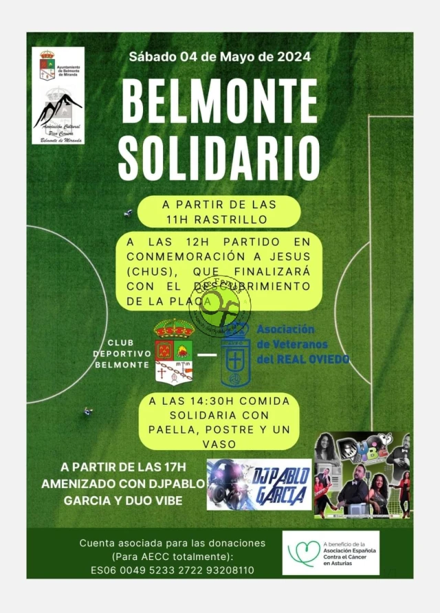 Belmonte mostrará su cara más solidaria el próximo sábado