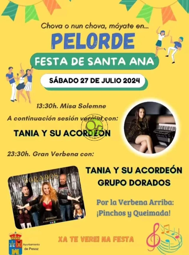 Festa de Santa Ana 2024 en Pelorde