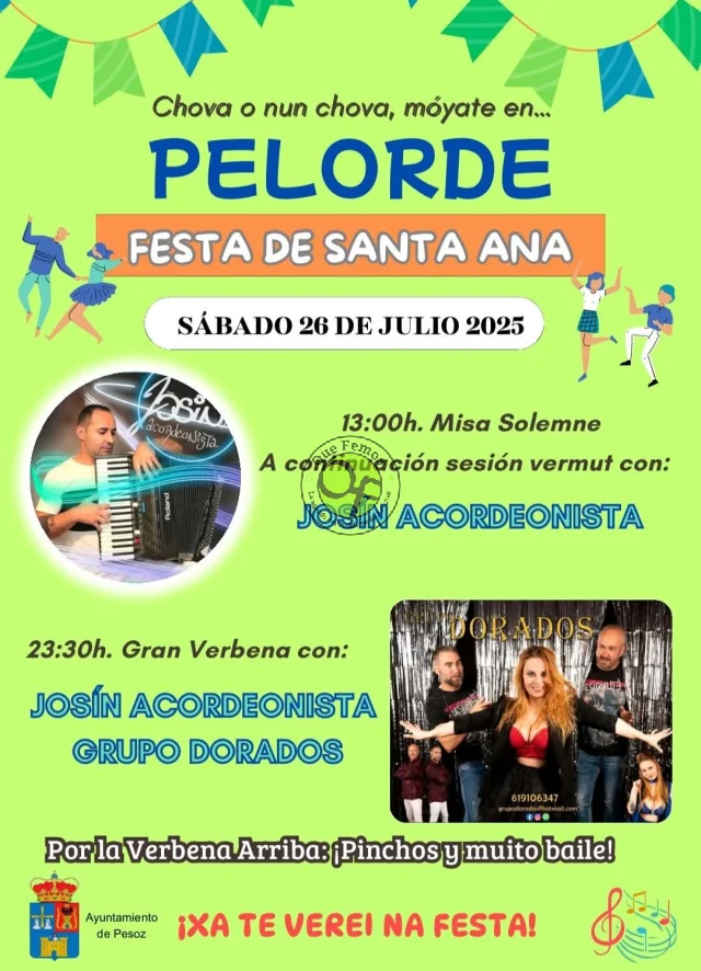 Festa de Santa Ana 2025 en Pelorde