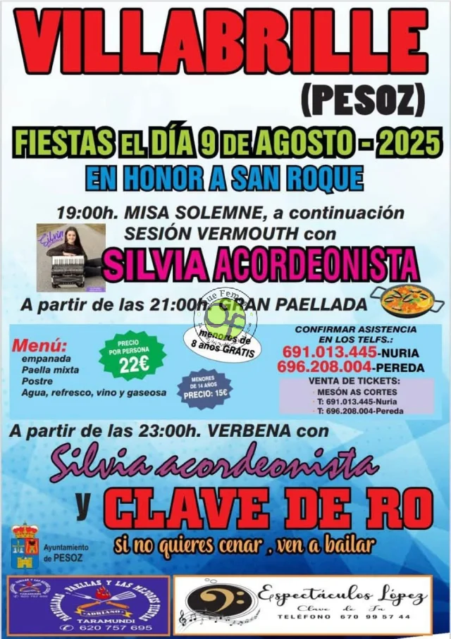 Fiesta de San Roque 2025 en Villabrille