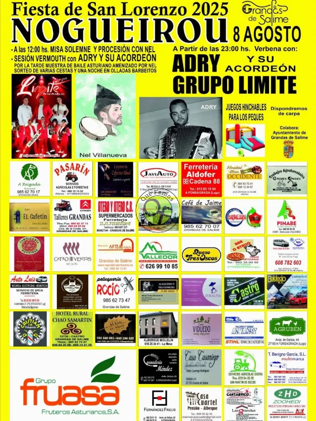 Fiestas de San Lorenzo 2025 en Nogueirou
